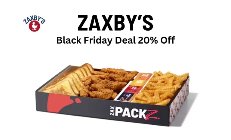 Zaxbys balck friday deal