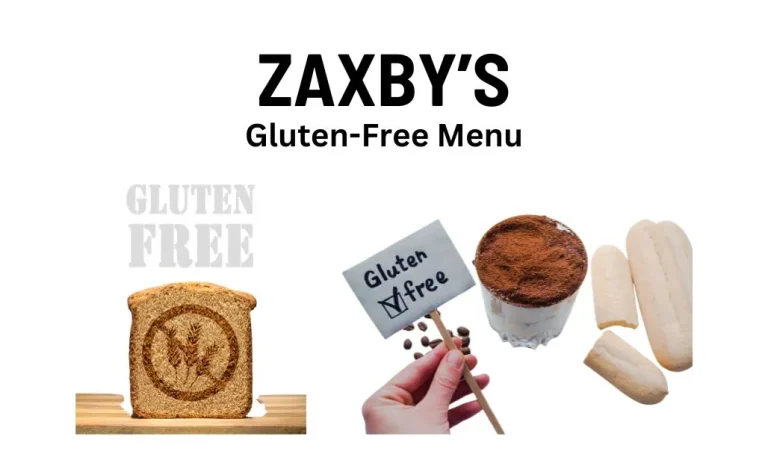 Zaxbys gluten-free menu